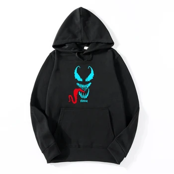 Comic Thick Venom Luminous Hoodie Sweatshirts Men Superhero Anime Cool Black Autumn Winter Tops Plus Velvet Warm Hoody
Comic Thick Venom Luminous Hoodie Sweatshirts Men Superhero Anime Cool Black Autumn Winter Tops Plus Velvet Warm Hoody