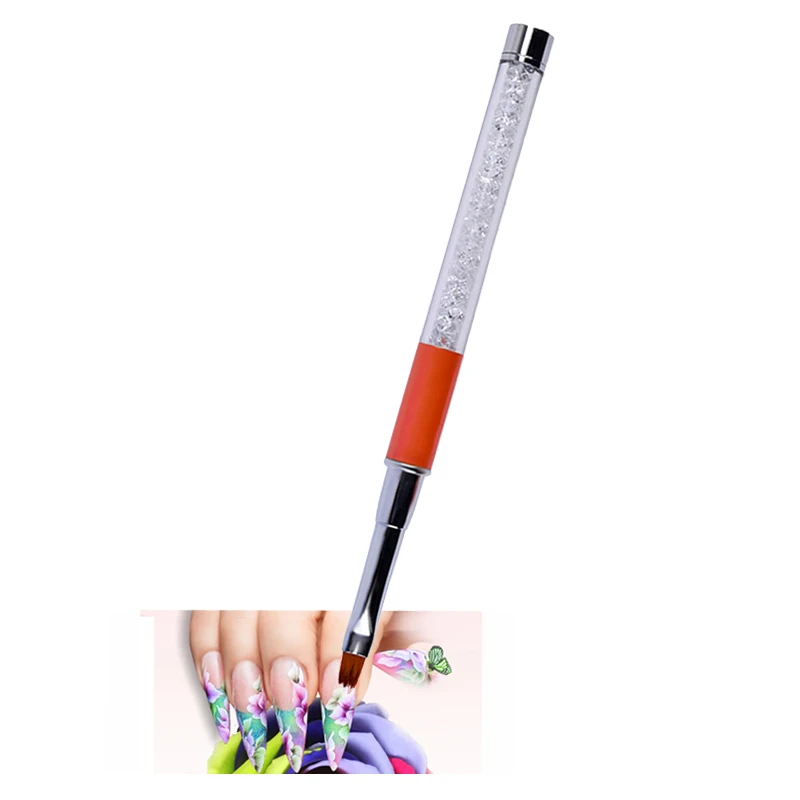Nylon Hair Rhinestones Handle Gradient UV Gel Painting Nail Art Brush 3d Carving Drawing Flower Pen Brushes For Manicure
Nylon Hair Rhinestones Handle Gradient UV Gel Painting Nail Art Brush 3d Carving Drawing Flower Pen Brushes For Manicure