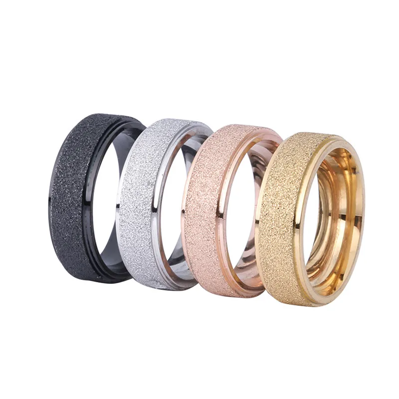 LASPERAL Matte Stars Rings 2018 Titanium Steel Ring Black Rose Gold Silver Color Wedding Engagement Frosted Rings For Men Women
LASPERAL Matte Stars Rings 2018 Titanium Steel Ring Black Rose Gold Silver Color Wedding Engagement Frosted Rings For Men Women