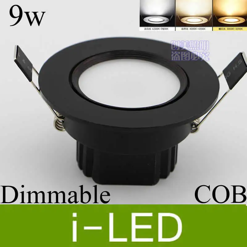 Dimmable Led Ceiling Lamps 9W Cob Led Bulb AC85-265V 12v 24v Led Lights Spot light Downlights+Led Drive 120angle Recessed lamp
Dimmable Led Ceiling Lamps 9W Cob Led Bulb AC85-265V 12v 24v Led Lights Spot light Downlights+Led Drive 120angle Recessed lamp