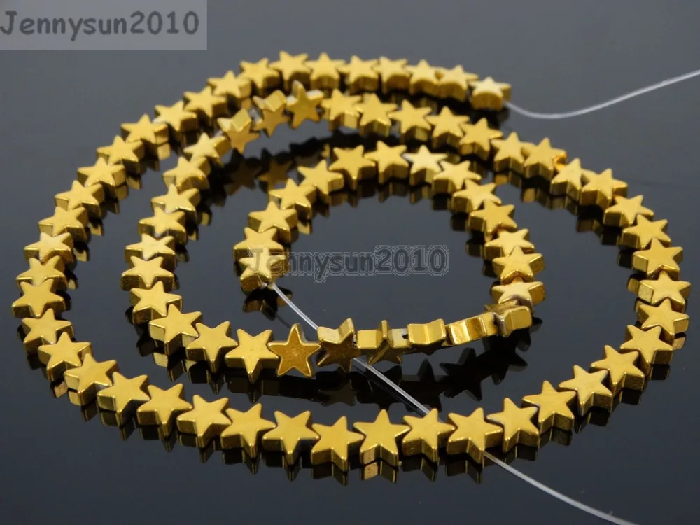 Natural 10mm Gold Hematite Gems stone Flat Star Beads 16'' for Jewelry Making Crafts 10 Strands/Pack
Natural 10mm Gold Hematite Gems stone Flat Star Beads 16'' for Jewelry Making Crafts 10 Strands/Pack