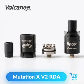 Volcanee Mutation X V2 RDA Rebuildable Dripping Atomizer Vape Tank Heat Sink with 18 Airflow Holes E cigarettes for Box Mod
Volcanee Mutation X V2 RDA Rebuildable Dripping Atomizer Vape Tank Heat Sink with 18 Airflow Holes E cigarettes for Box Mod