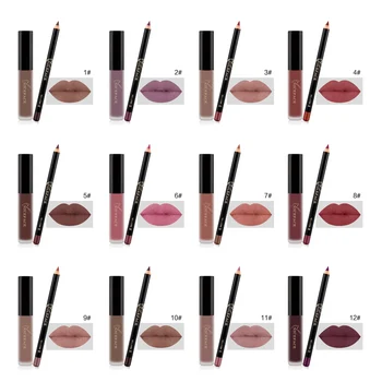 Matte Liquid Lipgloss with Lip Liner Pen Set Long Lasting Nude Makeup Lipstick NShopping
Matte Liquid Lipgloss with Lip Liner Pen Set Long Lasting Nude Makeup Lipstick NShopping