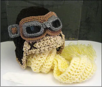 free shipping,Crochet Children's Cartoon pilot Hat,baby boys aviator hat , boy beanie caps Photography prop 100% cotton NB-6T
free shipping,Crochet Children's Cartoon pilot Hat,baby boys aviator hat , boy beanie caps Photography prop 100% cotton NB-6T