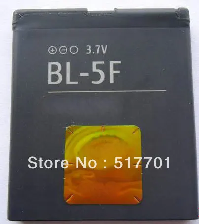ALLCCX high quality mobile phone battery BL-5F for Nokia 6210N 6210S 6210Si 6260S 6710N 6290 E65 N93i N95 N96 N98 N99
ALLCCX high quality mobile phone battery BL-5F for Nokia 6210N 6210S 6210Si 6260S 6710N 6290 E65 N93i N95 N96 N98 N99