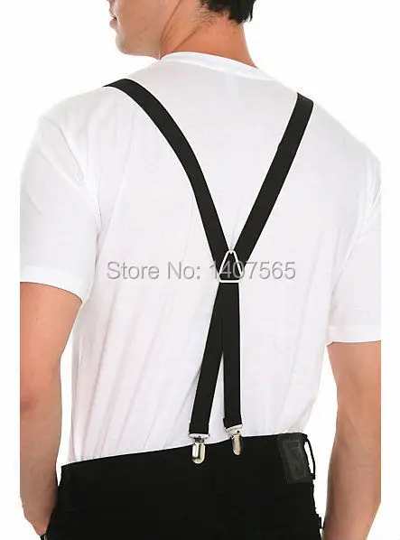 New fashion Men's suspenders 2.5cm width 4 clips and Unisex Braces Suspenders black for adult free shipping
New fashion Men's suspenders 2.5cm width 4 clips and Unisex Braces Suspenders black for adult free shipping