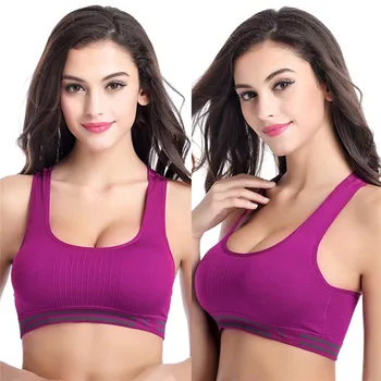 Sexy Women Sports Bras Tank Top Athletic Vest Gym Fitness Sport Bra Stretch No rims Padded Removable Seamless Cropped Tops
Sexy Women Sports Bras Tank Top Athletic Vest Gym Fitness Sport Bra Stretch No rims Padded Removable Seamless Cropped Tops