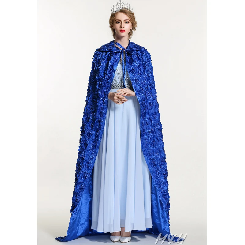 Elegant Royal Blue Rose Cloak Cake For Women ,Full Length 71" Lace-up Robe Cape Cosplay Party Costume Pageant Cloak Handmade
Elegant Royal Blue Rose Cloak Cake For Women ,Full Length 71" Lace-up Robe Cape Cosplay Party Costume Pageant Cloak Handmade