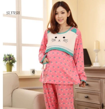 Summer month suit cotton fashion pregnant women pajamas suit knit long-sleeved nursing postpartum feeding clothes
Summer month suit cotton fashion pregnant women pajamas suit knit long-sleeved nursing postpartum feeding clothes