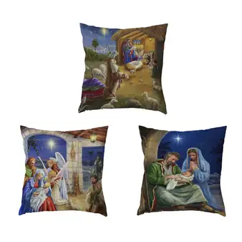 Dropshipping World Famous Painting Mary Jesus The girl With The Pearl Printed Throw Pillow Case 45*45cm Decor Home Cushion Cover
Dropshipping World Famous Painting Mary Jesus The girl With The Pearl Printed Throw Pillow Case 45*45cm Decor Home Cushion Cover