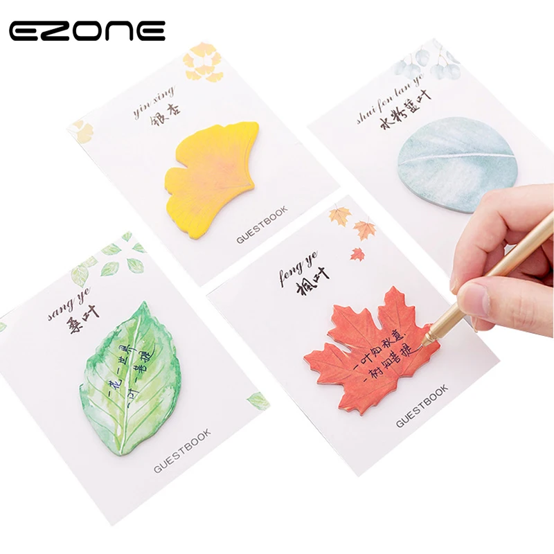 EZONE Fresh Leaves Sticky Notes Creative Korean Style Memo Pad Students Favors Stationery N-Times Sticker School Office Supply
EZONE Fresh Leaves Sticky Notes Creative Korean Style Memo Pad Students Favors Stationery N-Times Sticker School Office Supply