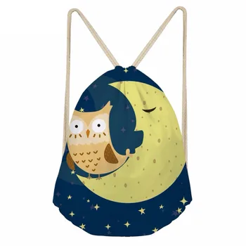 Kawaii Cartoon Moon Owl Print Boy Girl School Bags Softback Drawstring Bags for Teens Casual Cute Children BackpacksSumka
Kawaii Cartoon Moon Owl Print Boy Girl School Bags Softback Drawstring Bags for Teens Casual Cute Children BackpacksSumka