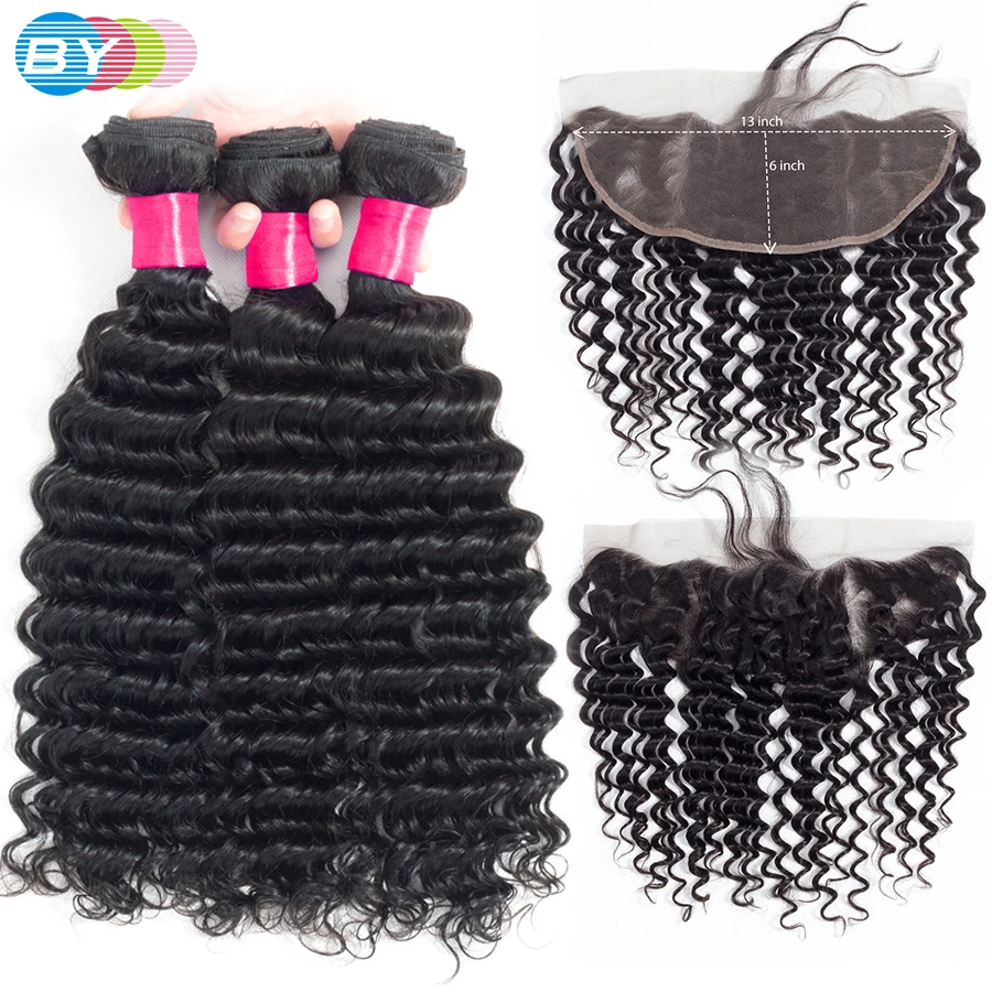 BY 13x6 Lace Frontal With Bundles Ear To Ear Lace Frontal Brazilian Deep Wave Bundles Remy Hair Hd Lace Closure With Bundles
BY 13x6 Lace Frontal With Bundles Ear To Ear Lace Frontal Brazilian Deep Wave Bundles Remy Hair Hd Lace Closure With Bundles