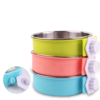 New Pet Hanging Feeding Bowl Fixed Stainless Steel Feeder for Cage Removable Easy Cleaning Food Water Bowl Pet Dog Cat Feeder
New Pet Hanging Feeding Bowl Fixed Stainless Steel Feeder for Cage Removable Easy Cleaning Food Water Bowl Pet Dog Cat Feeder