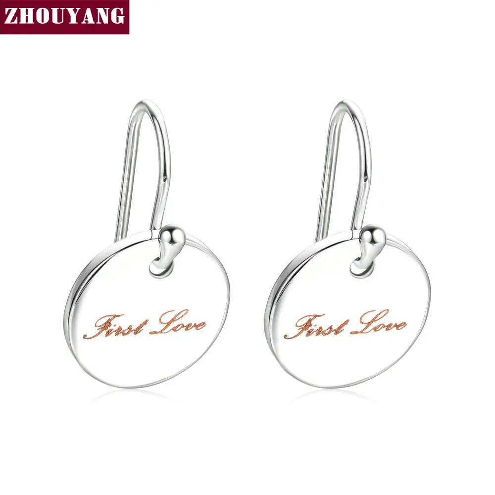ZHOUYANG Top Quality First Love Silver Color Drop Earrings Jewelry Made with Genuine Austrian Crystal Wholesale ZYE221
ZHOUYANG Top Quality First Love Silver Color Drop Earrings Jewelry Made with Genuine Austrian Crystal Wholesale ZYE221