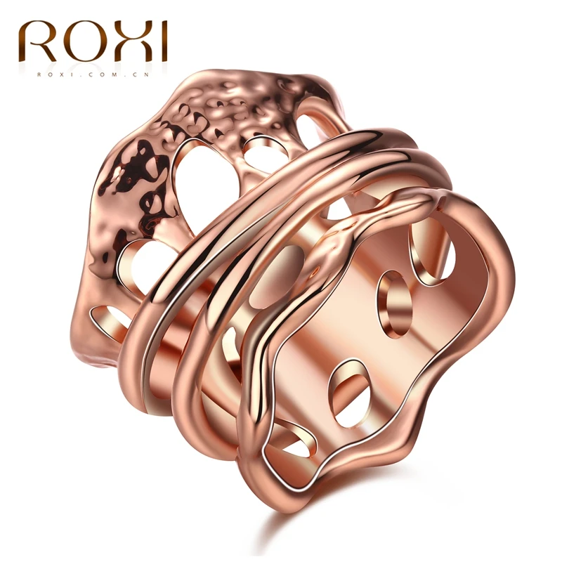 ROXI Fashion Women Ladies Rings Irregular Style Female Jewelry White/ Rose Gold Color Finger Ring For Women Party Wedding Gift
ROXI Fashion Women Ladies Rings Irregular Style Female Jewelry White/ Rose Gold Color Finger Ring For Women Party Wedding Gift