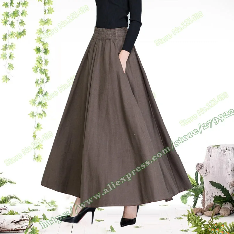 Plus Big Size 5XL XXXXL 6XL Spring Autumn Casual Vintage Retro Cotton Linen Woman Maxi Long Skirts Womens / Female skirt
Plus Big Size 5XL XXXXL 6XL Spring Autumn Casual Vintage Retro Cotton Linen Woman Maxi Long Skirts Womens / Female skirt