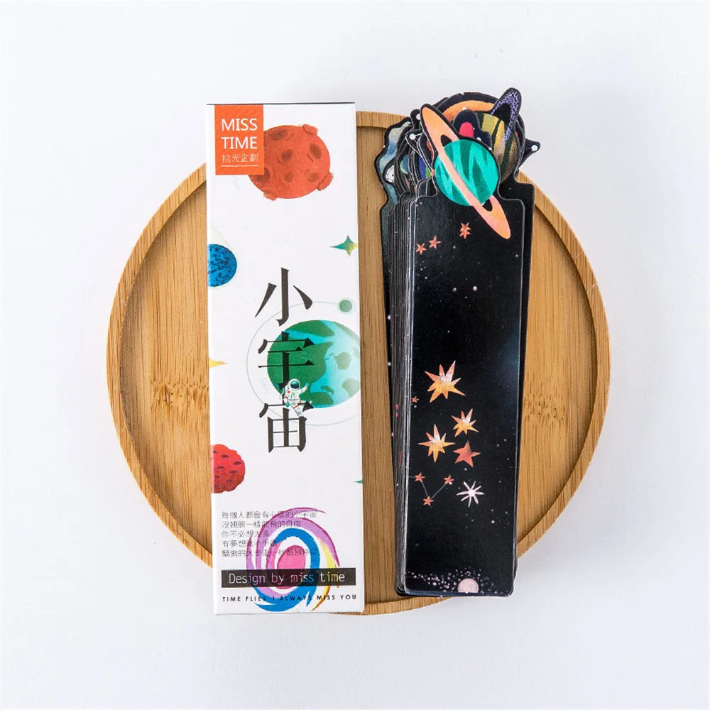 30pcs Planet Bookmark Cute Stationery Message Card Creative Sky Bookmark Paper Dividers Book Page Holder School Office Supplies
30pcs Planet Bookmark Cute Stationery Message Card Creative Sky Bookmark Paper Dividers Book Page Holder School Office Supplies