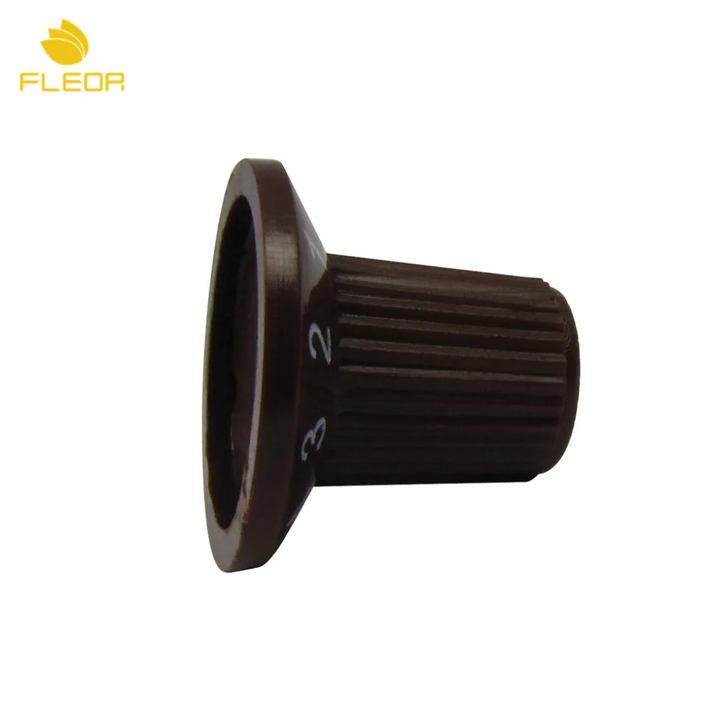 Juego de 6 Musiclily Pro Imperial Pulgadas Tama/ño Pedal Efecto de Amplificador Bot/ón de Potenci/ómetro Skirted Perillas de Guitarra,Negro