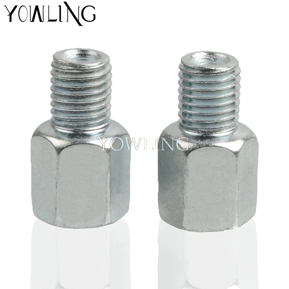 2X10mm bis 8mm Moto Rückspiegel Adapter Schrauben Schraube für Yamaha SuzukiYEG