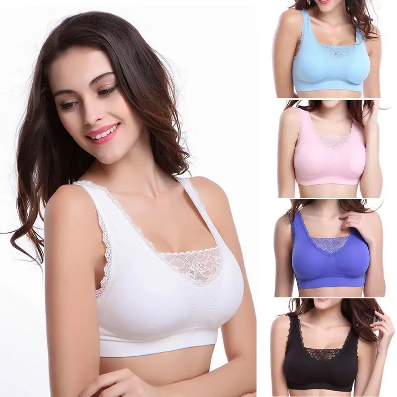 Vertvie Brand Yoga Fitness Bra Women Sport Padded Bra For Running Gym Padded Seamless Lace Sexy Underwear Push Up Crop Tops New
Vertvie Brand Yoga Fitness Bra Women Sport Padded Bra For Running Gym Padded Seamless Lace Sexy Underwear Push Up Crop Tops New