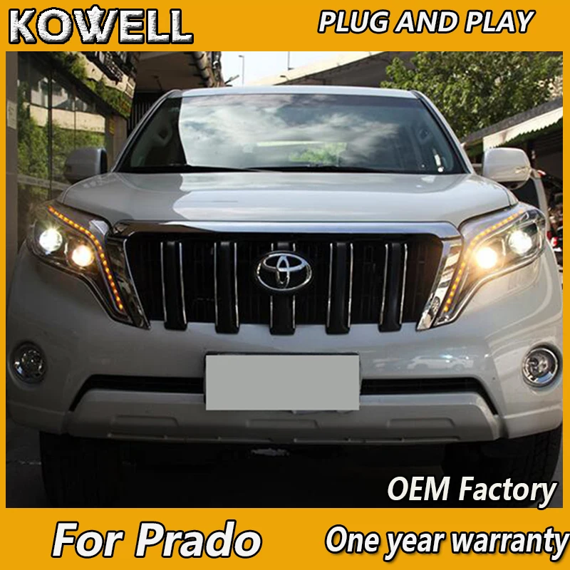 KOWELL автомобильный Стайлинг для передних фар Prado 2014 2015 2016 Новый Prado светодиодный ная фара DRL линза двойной луч H7 HID ксеноновые автомобильные аксессуары
KOWELL автомобильный Стайлинг для передних фар Prado 2014 2015 2016 Новый Prado светодиодный ная фара DRL линза двойной луч H7 HID ксеноновые автомобильные аксессуары
