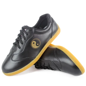 Qaoson Tai Chi Shoe Soft Martial Art Shoes Cowhide Thickening Ox Tendon Bottom Practice Kung fu Shoe
Qaoson Tai Chi Shoe Soft Martial Art Shoes Cowhide Thickening Ox Tendon Bottom Practice Kung fu Shoe