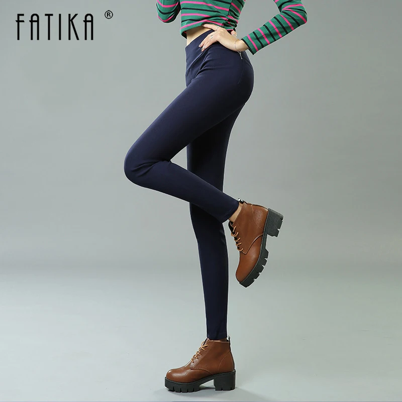 FATIKA Ankle-Length Pants Candy Color High Waist Pockets Pencil Skinny Pants All Base Match Causal 2019 Hot Trousers
FATIKA Ankle-Length Pants Candy Color High Waist Pockets Pencil Skinny Pants All Base Match Causal 2019 Hot Trousers