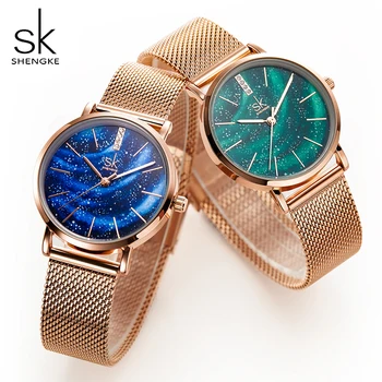 Shengke Rose Gold Women Fashion Watch 2019 Luxury Brand Quartz Wristwatch Ladies Bracelet Women's Watches For Women Clock New SK 
Shengke Rose Gold Women Fashion Watch 2019 Luxury Brand Quartz Wristwatch Ladies Bracelet Women's Watches For Women Clock New SK