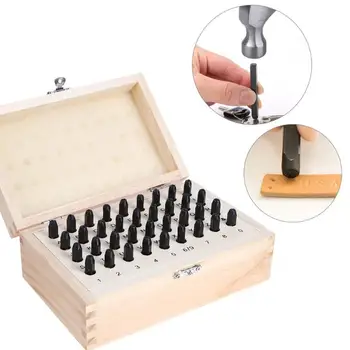36pcs/set Stainless Steel Letter Number Punch Set Leather Wood Craft Stamp Tool Kit Leather Craft Stamp 3mm 4mm
36pcs/set Stainless Steel Letter Number Punch Set Leather Wood Craft Stamp Tool Kit Leather Craft Stamp 3mm 4mm