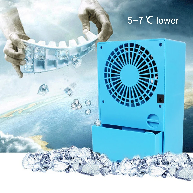 USB Air Cooler Conditioner ventilator Portable Humidifier Purifier Cooling Fan DesktopFloor Arctic Fan Office Household (8)