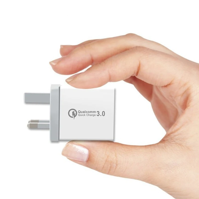 3 Ports Quick Charger QC 3.0 30W USB Charger For iphone XS Max XR 8 7 Plus for Samsung Huawei Xiaomi Fast Charger QC3.0
3 Ports Quick Charger QC 3.0 30W USB Charger For iphone XS Max XR 8 7 Plus for Samsung Huawei Xiaomi Fast Charger QC3.0