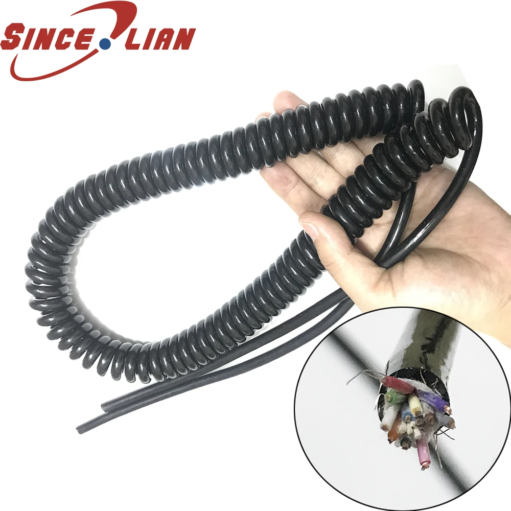 12-core 13-core Encoder Wire Spring Cable Multi-core Shielded CNC Machine Tool Electronic Handwheel Wire
12-core 13-core Encoder Wire Spring Cable Multi-core Shielded CNC Machine Tool Electronic Handwheel Wire
