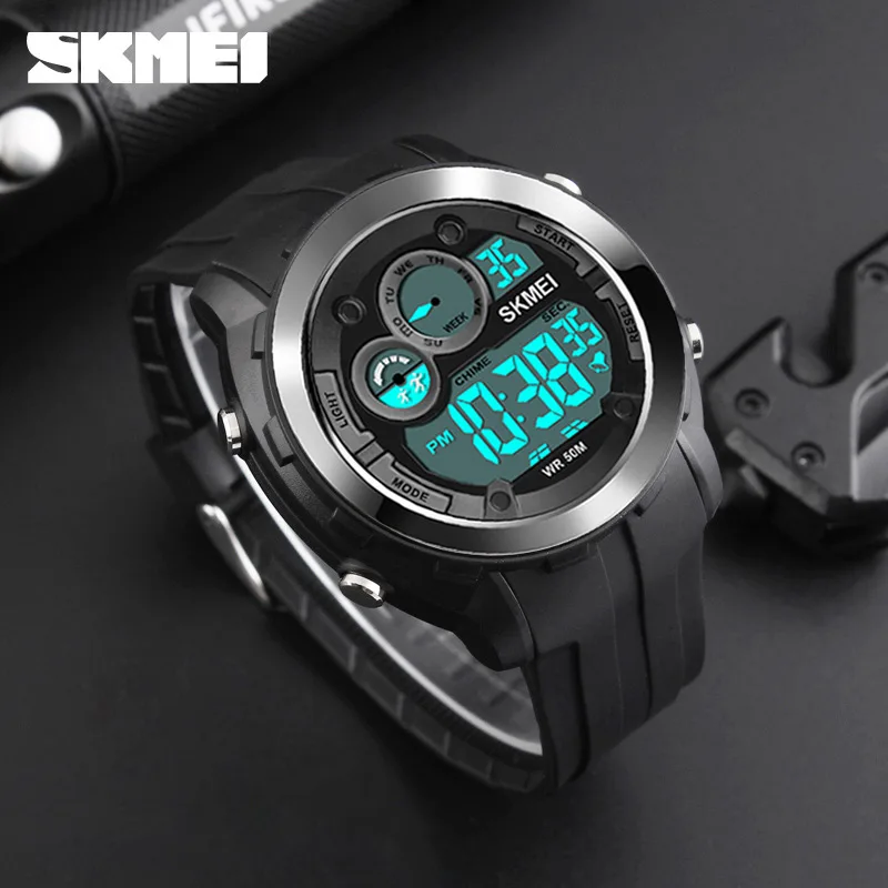 SKMEI Men Outdoor Sports watches Waterproof Clock Watch Chrono 12/24 Hour Top Brand Digital Wristwatch Relogio Masculino 1234
SKMEI Men Outdoor Sports watches Waterproof Clock Watch Chrono 12/24 Hour Top Brand Digital Wristwatch Relogio Masculino 1234