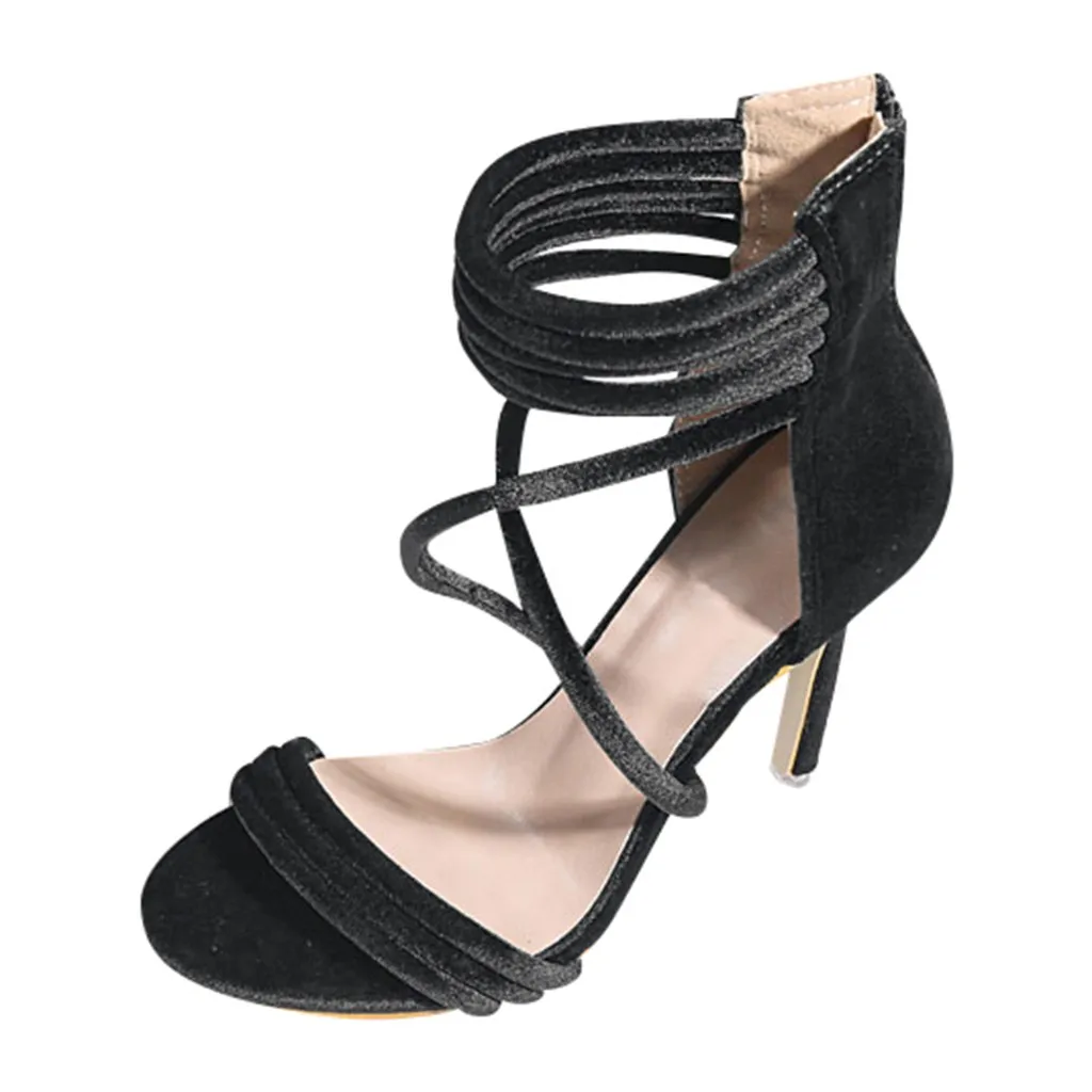 Women's High Heel Shoes Roman Sandals Zipper Open Toe Straps Hollow Sexy Shoes Plus Size Thong Sandals Summer Women Flip Flop #8
Women's High Heel Shoes Roman Sandals Zipper Open Toe Straps Hollow Sexy Shoes Plus Size Thong Sandals Summer Women Flip Flop #8