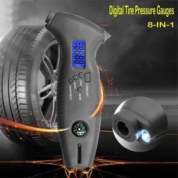 Hot Selling Top Brand Digital Tire Pressure Gauges 8-in-1 Multi Functional Tool For Cars Truck Motorcy Car-Styling
Hot Selling Top Brand Digital Tire Pressure Gauges 8-in-1 Multi Functional Tool For Cars Truck Motorcy Car-Styling