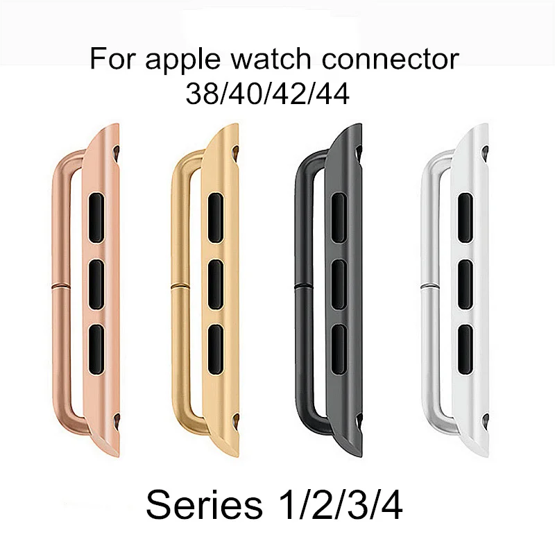 ZAZAC Adapter For Apple Watch band apple watch 4 3 iwatch strap 42mm/38mm 44mm/40mm Stainless Steel clasp adaptor connector
ZAZAC Adapter For Apple Watch band apple watch 4 3 iwatch strap 42mm/38mm 44mm/40mm Stainless Steel clasp adaptor connector