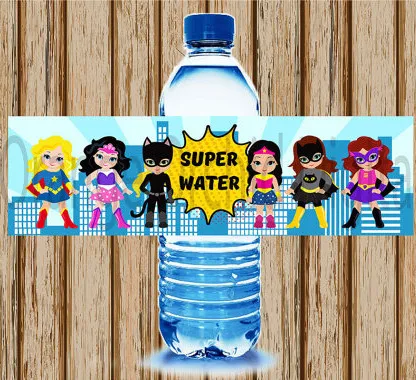 Wonder Woman Bottle Water Labels Stick Super Woman Party Wrappers Baby Shower Birthday Party Decorations Kids Party Supplies
Wonder Woman Bottle Water Labels Stick Super Woman Party Wrappers Baby Shower Birthday Party Decorations Kids Party Supplies