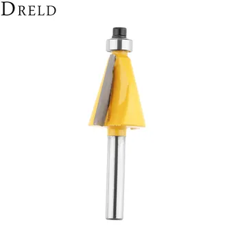 DRELD 1pc 1/4" Shank 15 Degree Chamfer & Bevel Edging Router Bit Wood Milling Cutter Woodworking Capenter Tools
DRELD 1pc 1/4" Shank 15 Degree Chamfer & Bevel Edging Router Bit Wood Milling Cutter Woodworking Capenter Tools