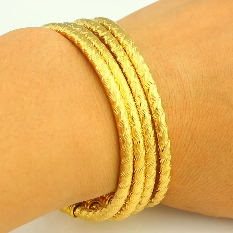 Adixyn 4pcs/lot Women Dubai Bangle Gold Color Fashion Bracelet Bangle Middle East/ African/ Arabic/Ethiopian Jewelry
Adixyn 4pcs/lot Women Dubai Bangle Gold Color Fashion Bracelet Bangle Middle East/ African/ Arabic/Ethiopian Jewelry