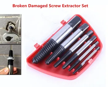 New Car Broken Damaged Screwd Extractor Set Drill Bit Alloy Steel Double Side Screw Pull Center Drill Bits Removal Tools Set
New Car Broken Damaged Screwd Extractor Set Drill Bit Alloy Steel Double Side Screw Pull Center Drill Bits Removal Tools Set
