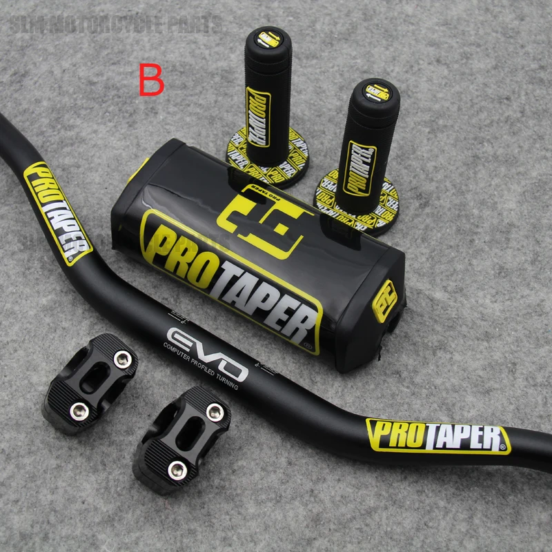 1 1/8" Fat Bar 28MM Handlebars+Grips+Bar Clamps+Bar Pad Motorcycle MX Motocross Pit Dirt Bike for KTM EXC CRF YZF250 KLX RMZ
1 1/8" Fat Bar 28MM Handlebars+Grips+Bar Clamps+Bar Pad Motorcycle MX Motocross Pit Dirt Bike for KTM EXC CRF YZF250 KLX RMZ