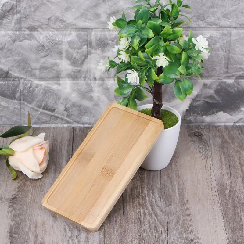 Rectangle Bamboo Saucer Plant Tray Mini Plant Flower Pot Stand Favor Succulent Pot Tray Simple Elegant Design Home Balcony Decor
Rectangle Bamboo Saucer Plant Tray Mini Plant Flower Pot Stand Favor Succulent Pot Tray Simple Elegant Design Home Balcony Decor