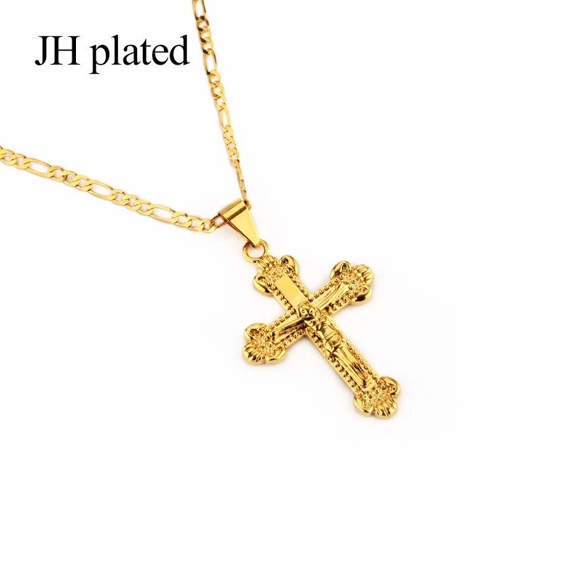 JHplated 2019 New Fashion Gold Color Cross Pendant Necklaces Chain For Women/Men Crucifix Christianity Jesus of Nazareth
JHplated 2019 New Fashion Gold Color Cross Pendant Necklaces Chain For Women/Men Crucifix Christianity Jesus of Nazareth