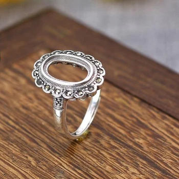 7x12mm Oval Cabochon Semi Mount Ring 925 Sterling Silver Art Nouveau Vintage Fine Jewelry Setting
7x12mm Oval Cabochon Semi Mount Ring 925 Sterling Silver Art Nouveau Vintage Fine Jewelry Setting