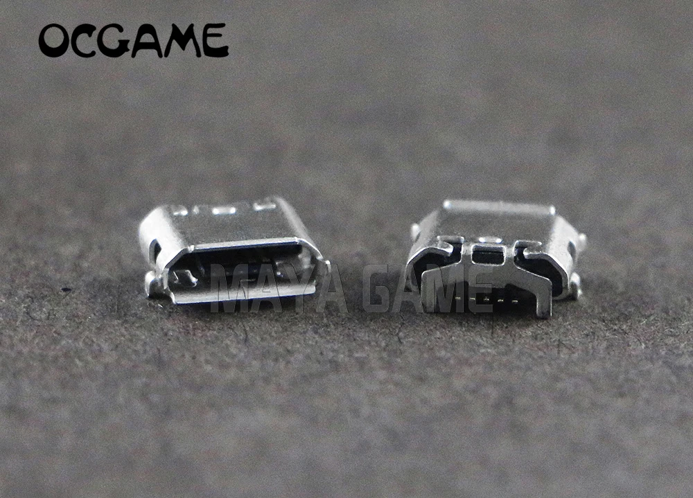 OCGAME 10 шт. разъем для джойстика питания зарядного устройства Короткий usb мини Usb