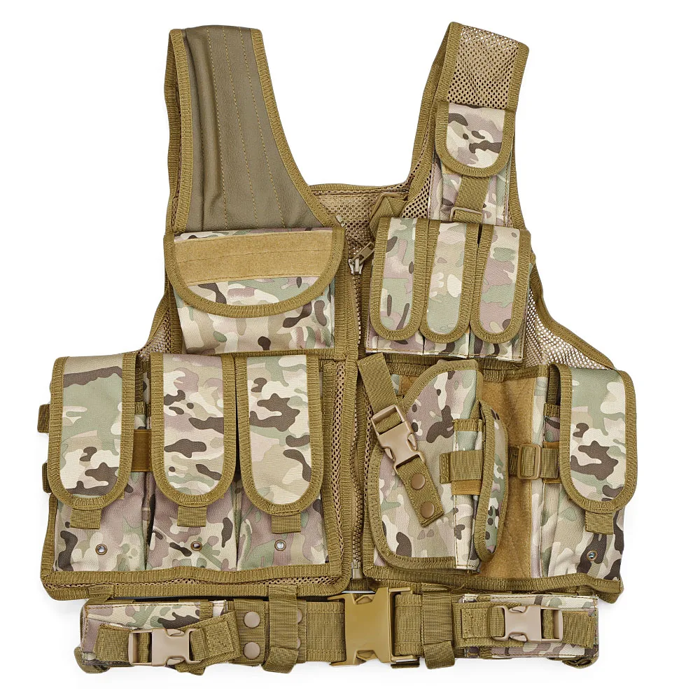 Tactical Hunting Vest Paintball Military Assault Shooting Hunting Molle Vest With Holster Breathable 5 Colors 2018 New
Tactical Hunting Vest Paintball Military Assault Shooting Hunting Molle Vest With Holster Breathable 5 Colors 2018 New