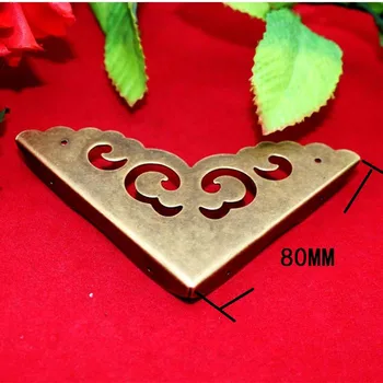Brass Wooden Box Coner,Wine Box Protector,Antique Bronze Hollow Furniture Cover,Triangle Corners,80*80*15mm,1PC
Brass Wooden Box Coner,Wine Box Protector,Antique Bronze Hollow Furniture Cover,Triangle Corners,80*80*15mm,1PC