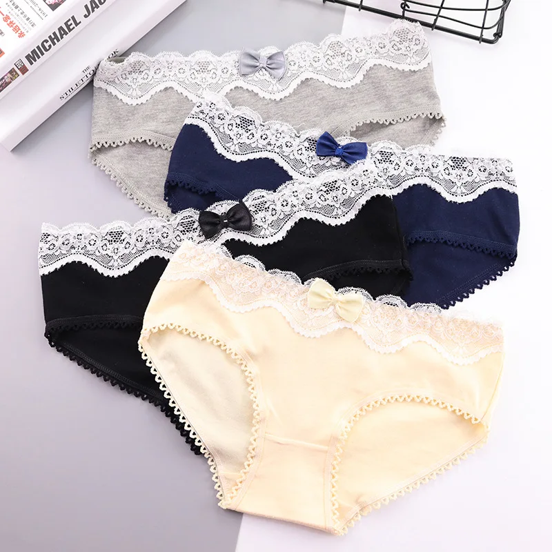 2pcs/lot Cotton panties women pattern cotton underwear women gril briefs lingerie ladies underpants solid lace female wholesale
2pcs/lot Cotton panties women pattern cotton underwear women gril briefs lingerie ladies underpants solid lace female wholesale