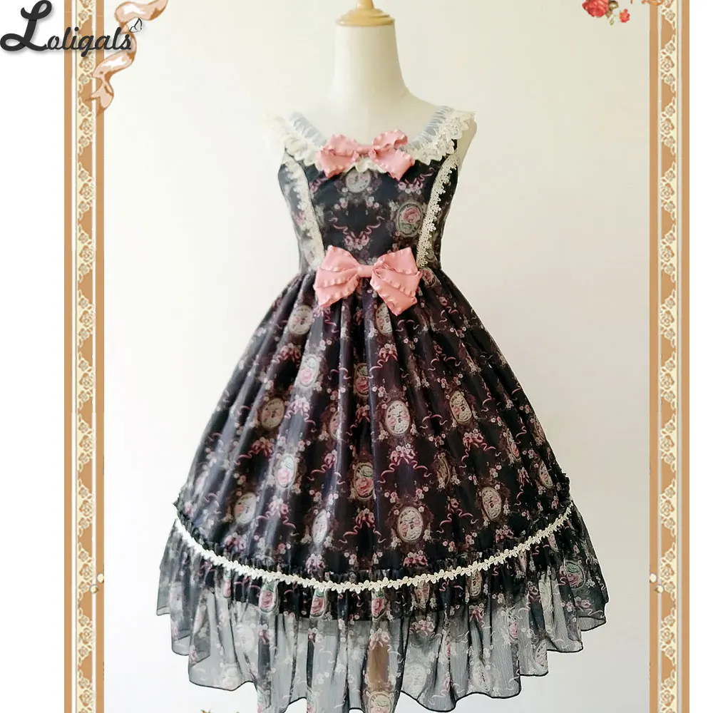 Vintage Floral Printed Sweet Lolita Dress Retro Sleeveless Midi Dress by Infanta
Vintage Floral Printed Sweet Lolita Dress Retro Sleeveless Midi Dress by Infanta